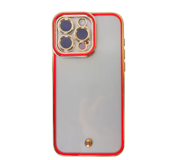 Transparent Gold Plated iPhone Case - Image 4