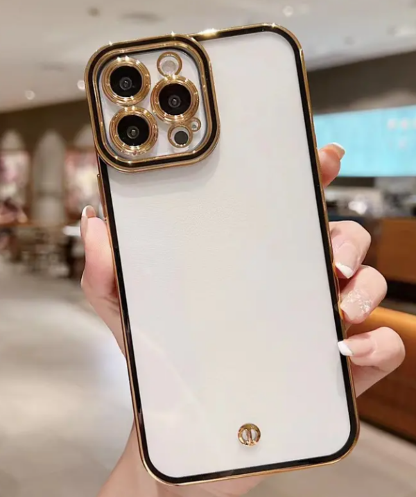 Transparent Gold Plated iPhone Case - Image 10