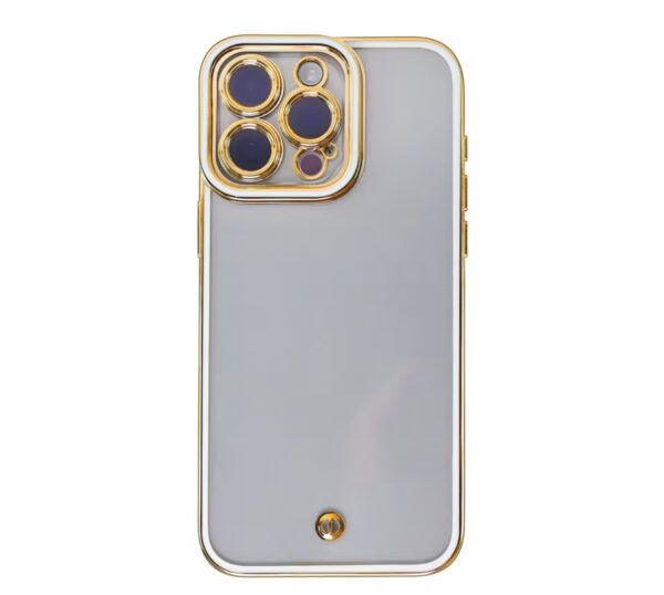 Transparent Gold Plated iPhone Case - Image 2